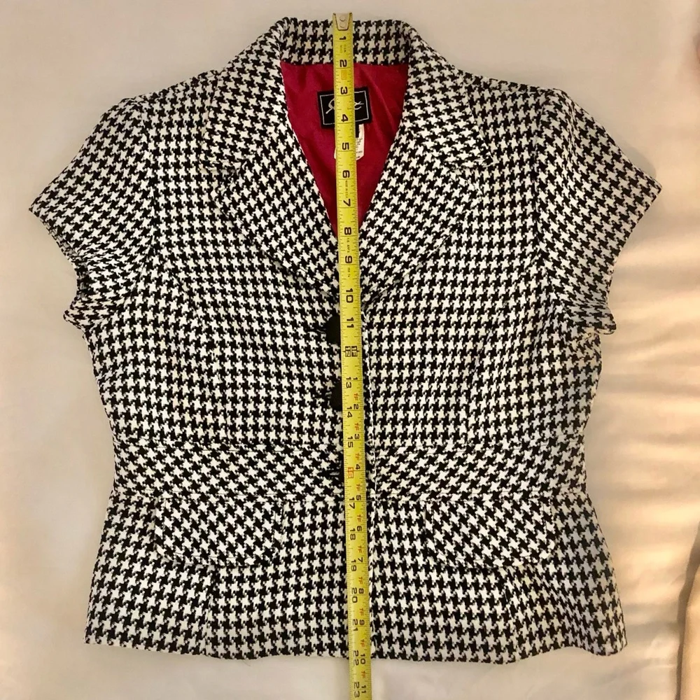 Houndstooth Suit Bohemian Embroidered Tops Bundle - Picture 7 of 16